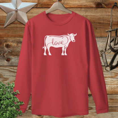 Love Cow Long Sleeve Tee