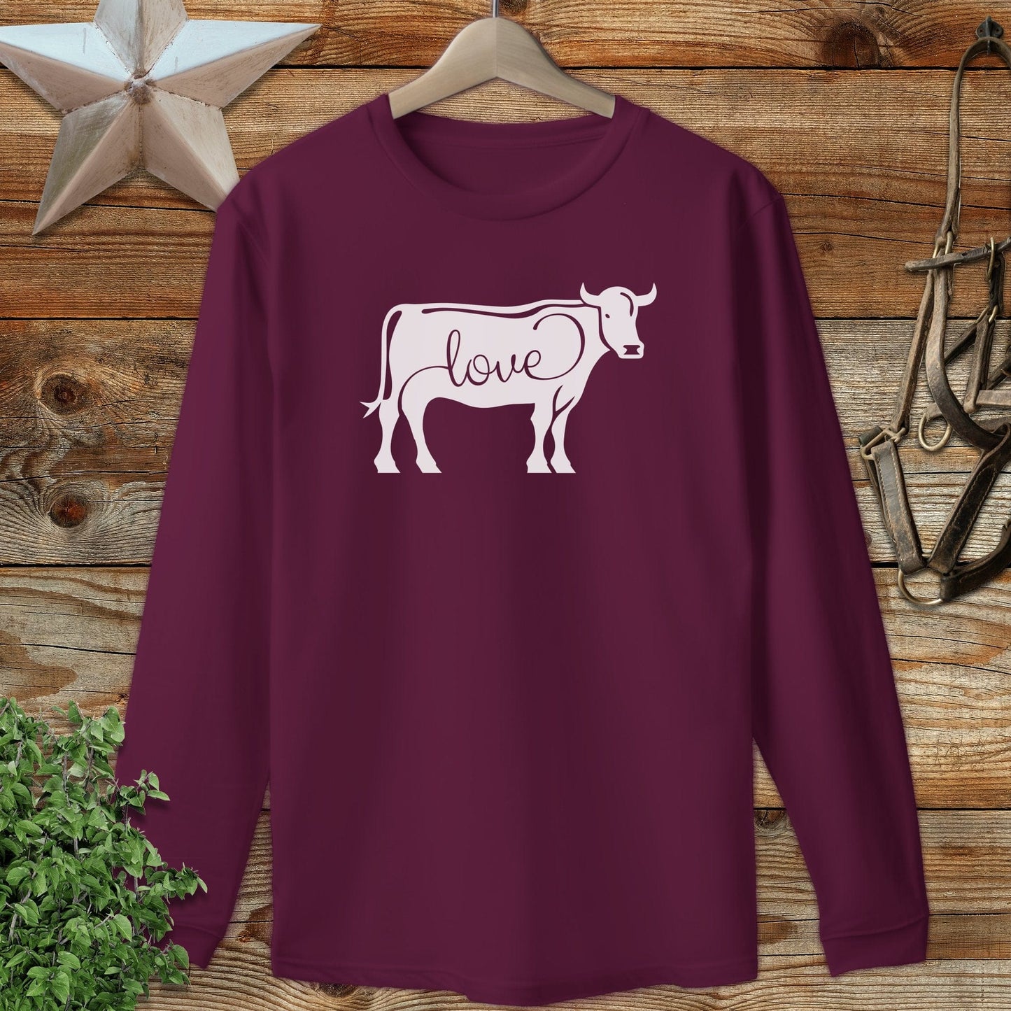 Love Cow Long Sleeve Tee
