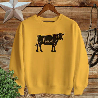 Love Cow Sweatshirt