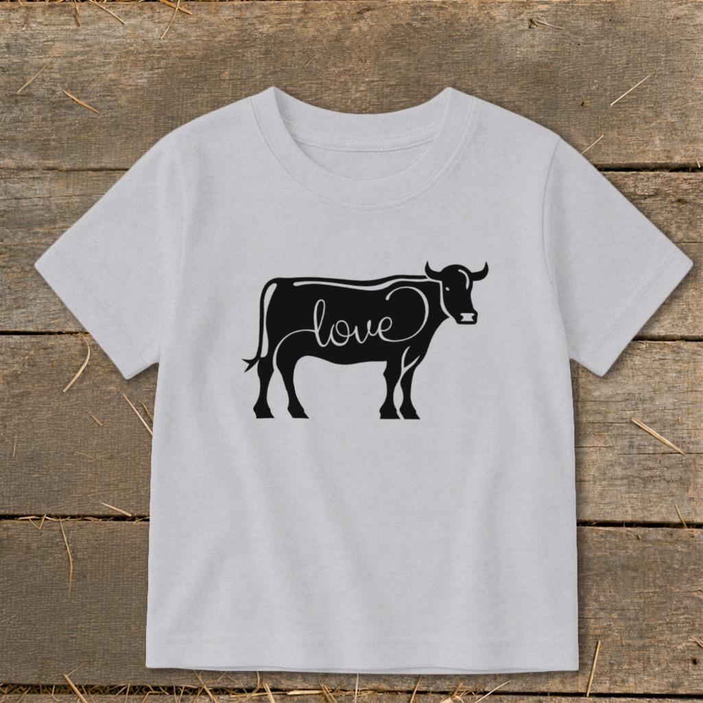 Love Cow Toddler Tee