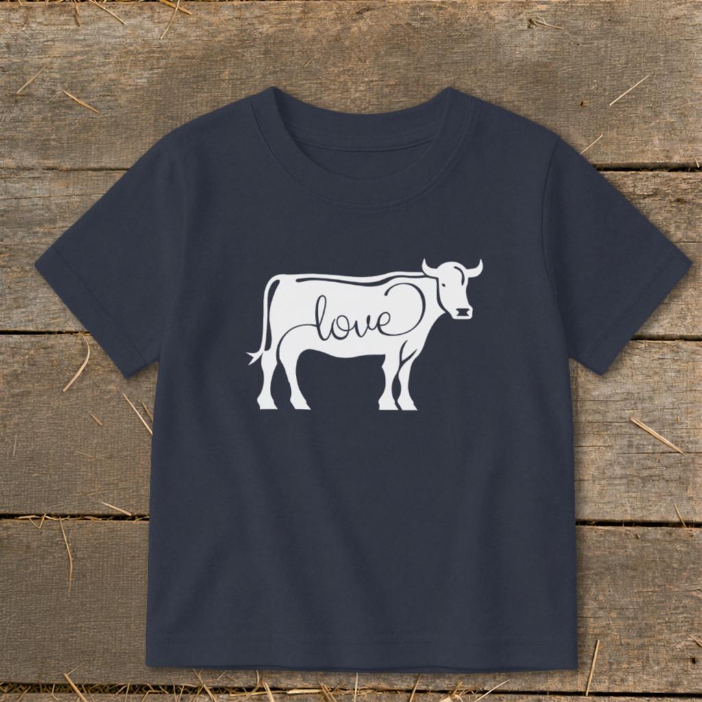 Love Cow Toddler Tee
