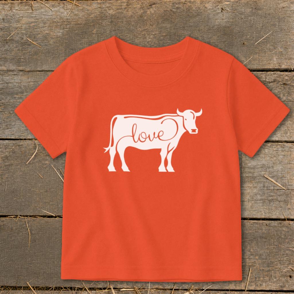 Love Cow Toddler Tee