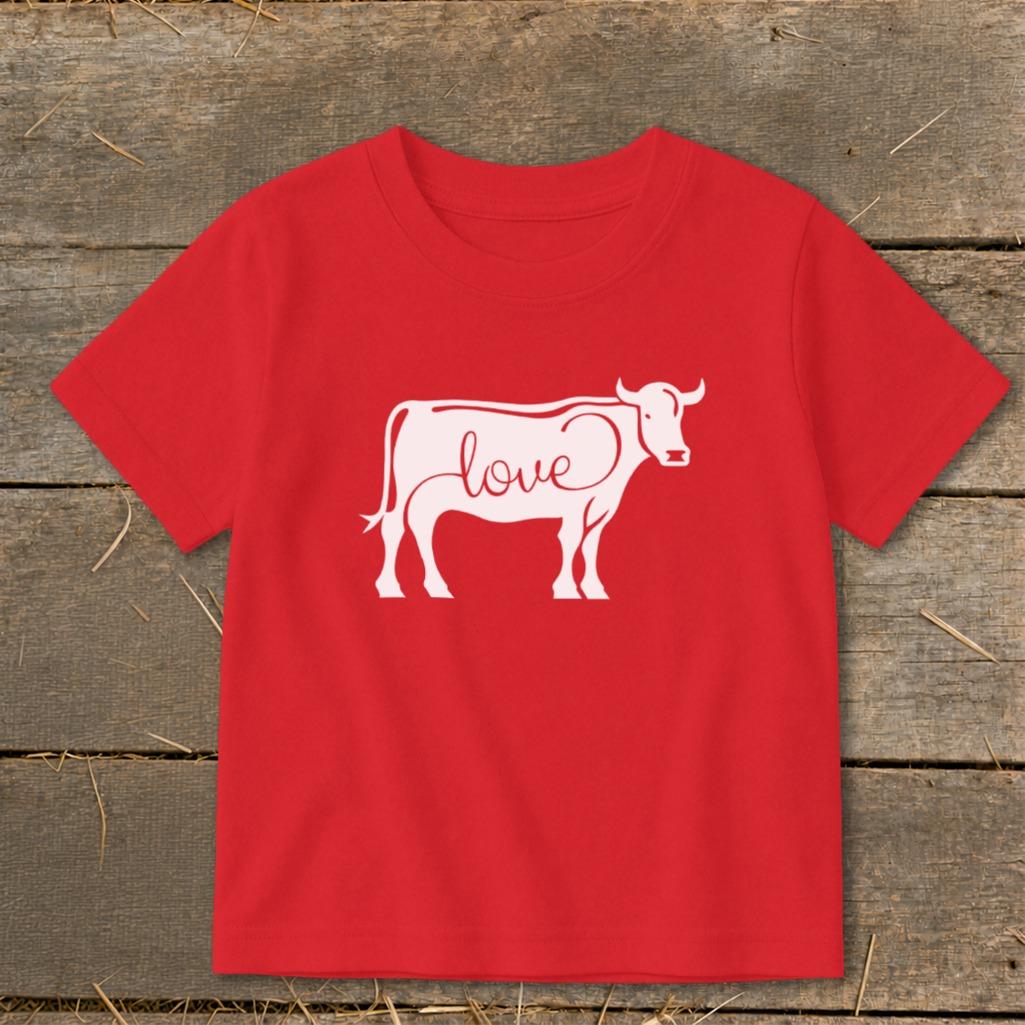 Love Cow Toddler Tee