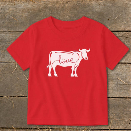 Love Cow Toddler Tee