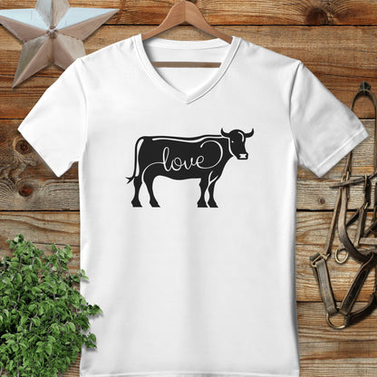 Love Cow V-neck