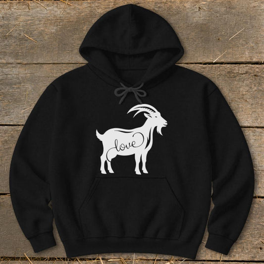 Love Goat Hoodie - Black