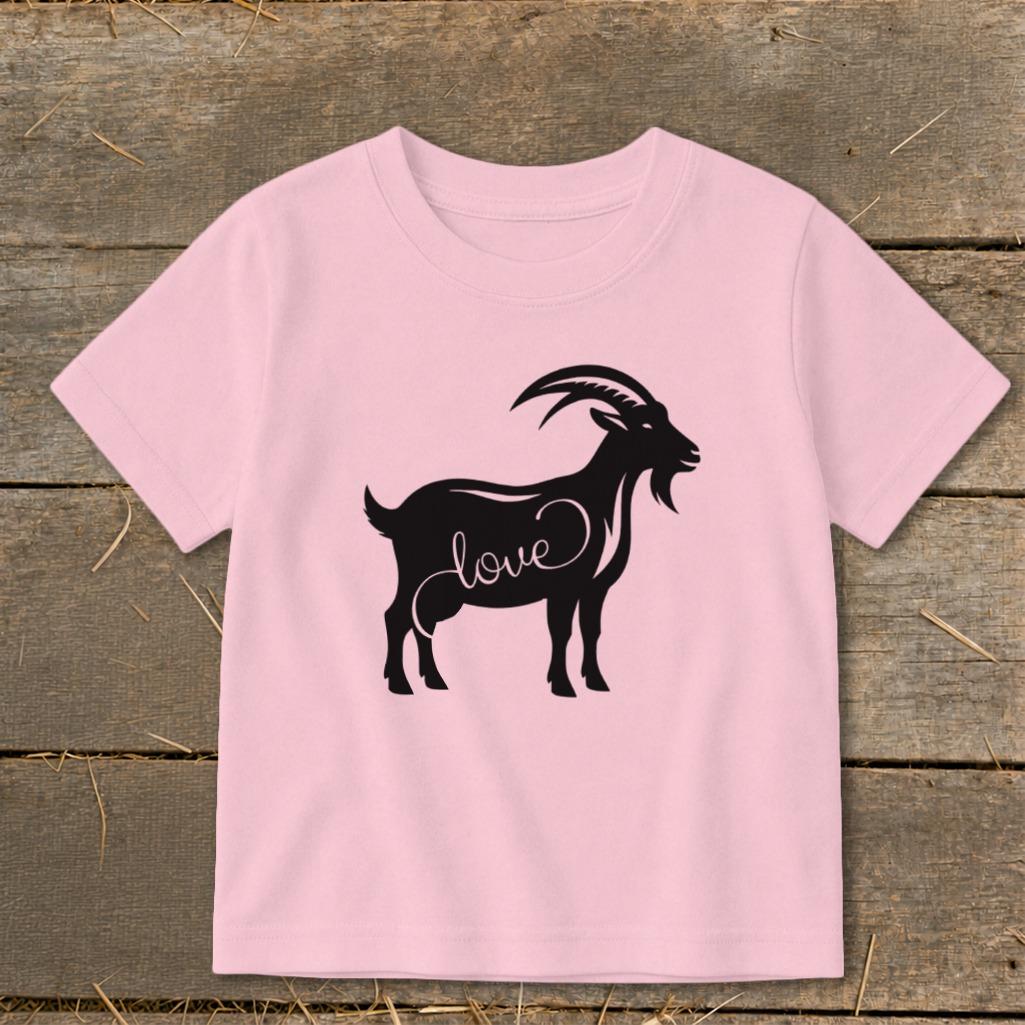 Love Goat Toddler Tee