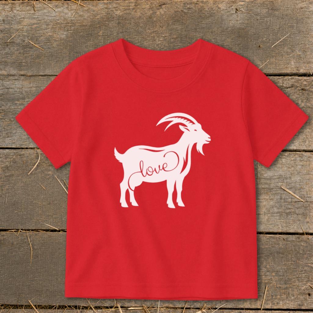 Love Goat Toddler Tee