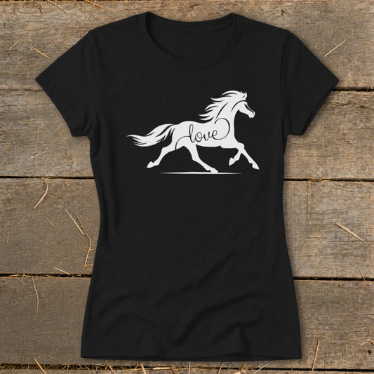 Love Horse Ladies Tee