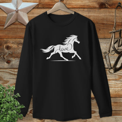 Love Horse Long Sleeve Tee