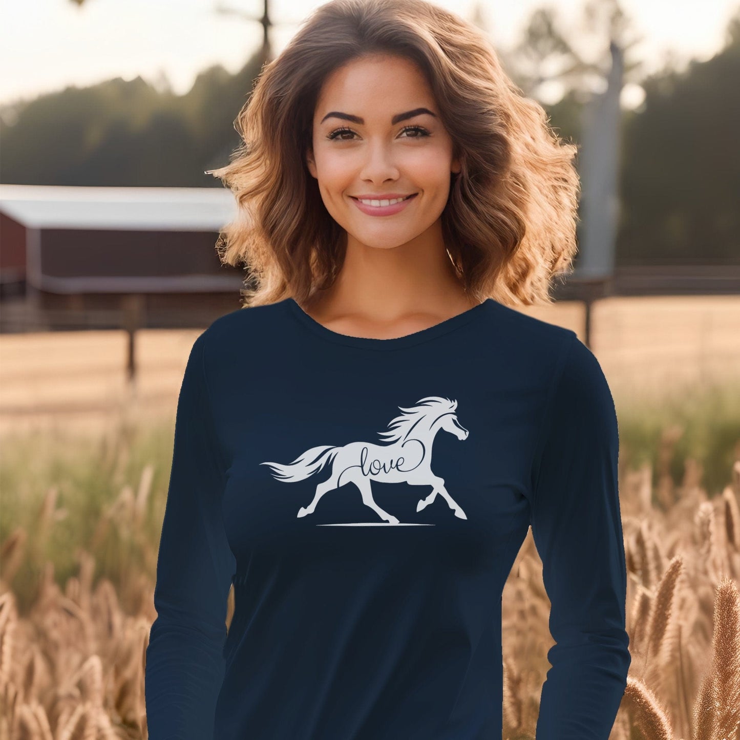 Love Horse Long Sleeve Tee