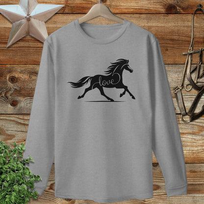 Love Horse Long Sleeve Tee