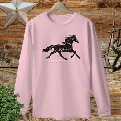 Love Horse Long Sleeve Tee