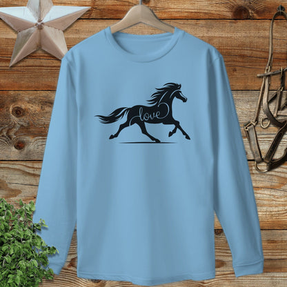 Love Horse Long Sleeve Tee
