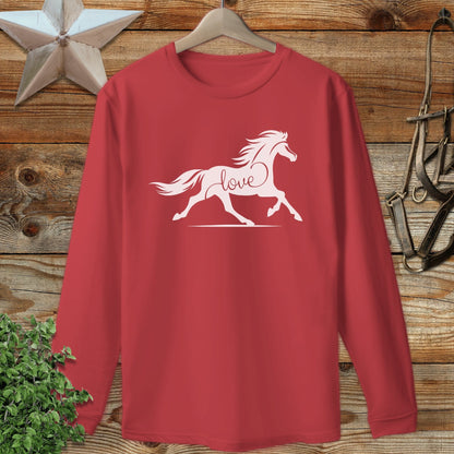 Love Horse Long Sleeve Tee