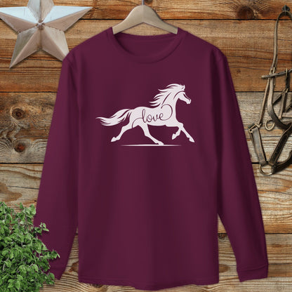 Love Horse Long Sleeve Tee