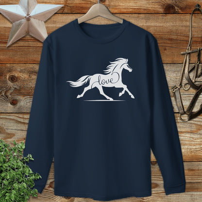 Love Horse Long Sleeve Tee