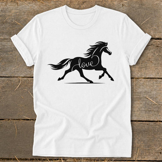 Love Horse Softstyle Tee - White