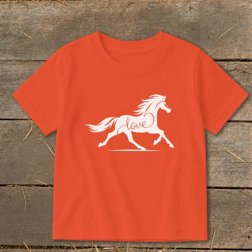 Love Horse Toddler Tee