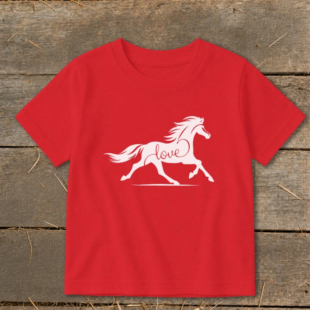 Love Horse Toddler Tee