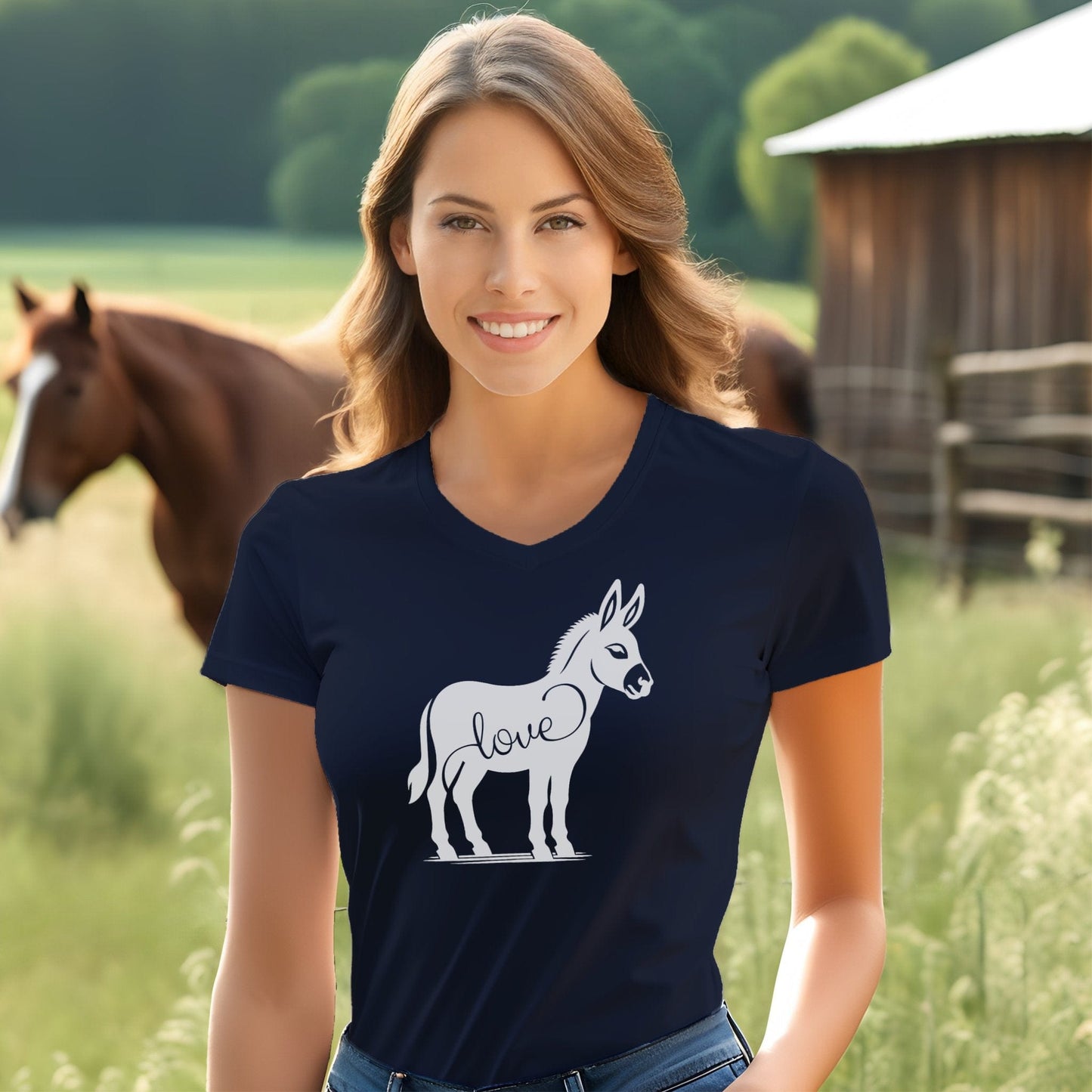 Love Mule V-neck