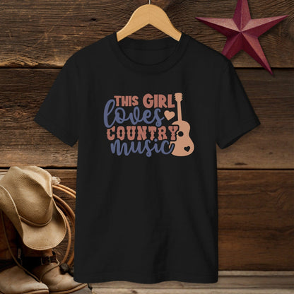 Loves Country Music T-shirt (Youth)