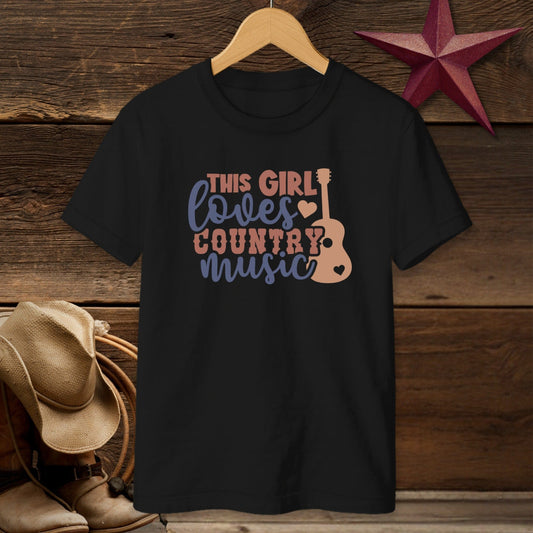 Loves Country Music T-shirt (Youth)