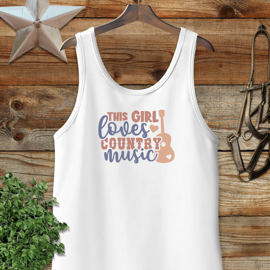 Loves Country Music Tank Top