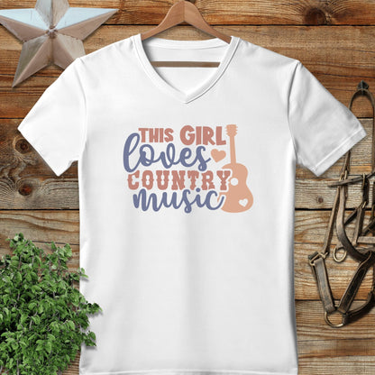 Loves Country Music V-neck
