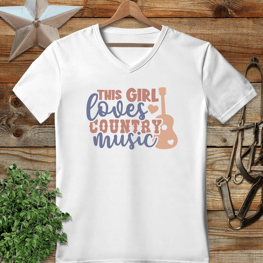 Loves Country Music V-neck