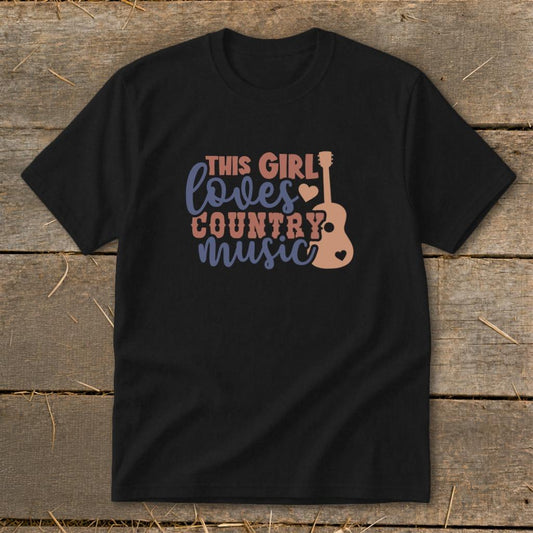 Loves Country Music Youth Tee