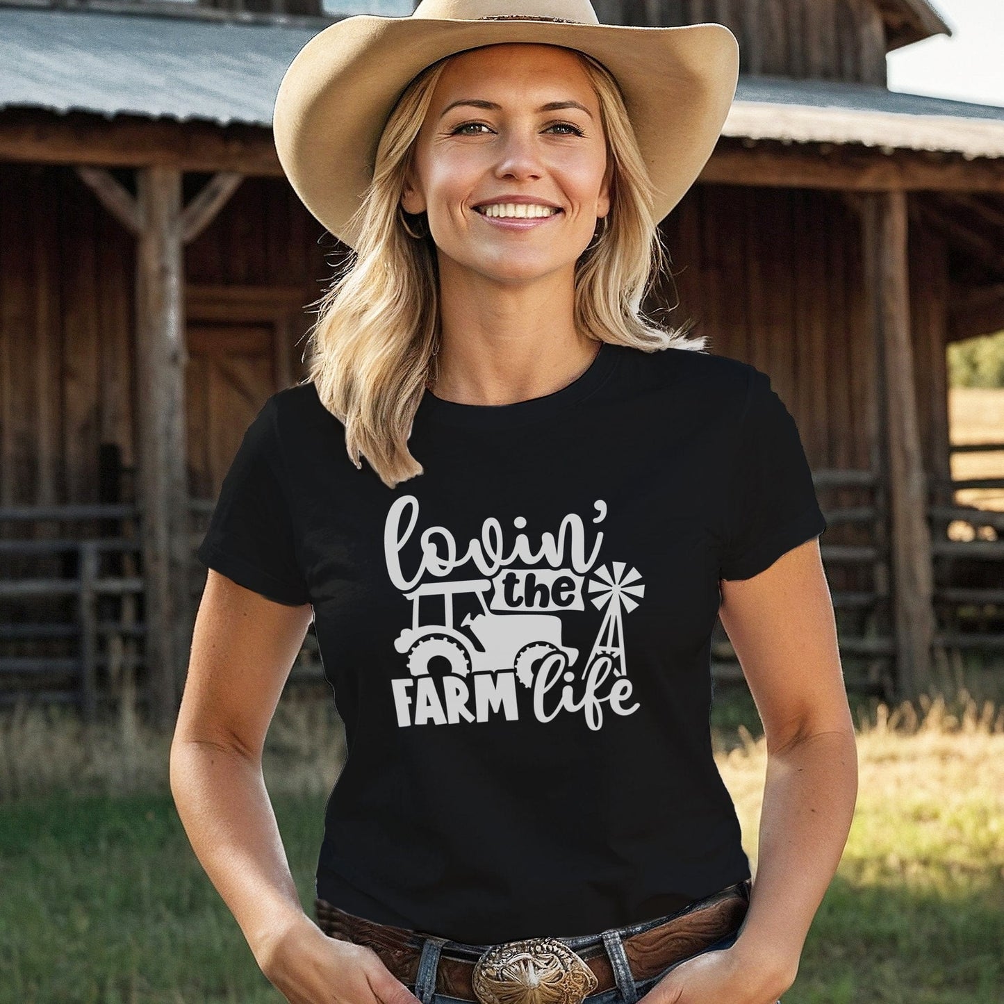 Lovin Farm Life V-neck