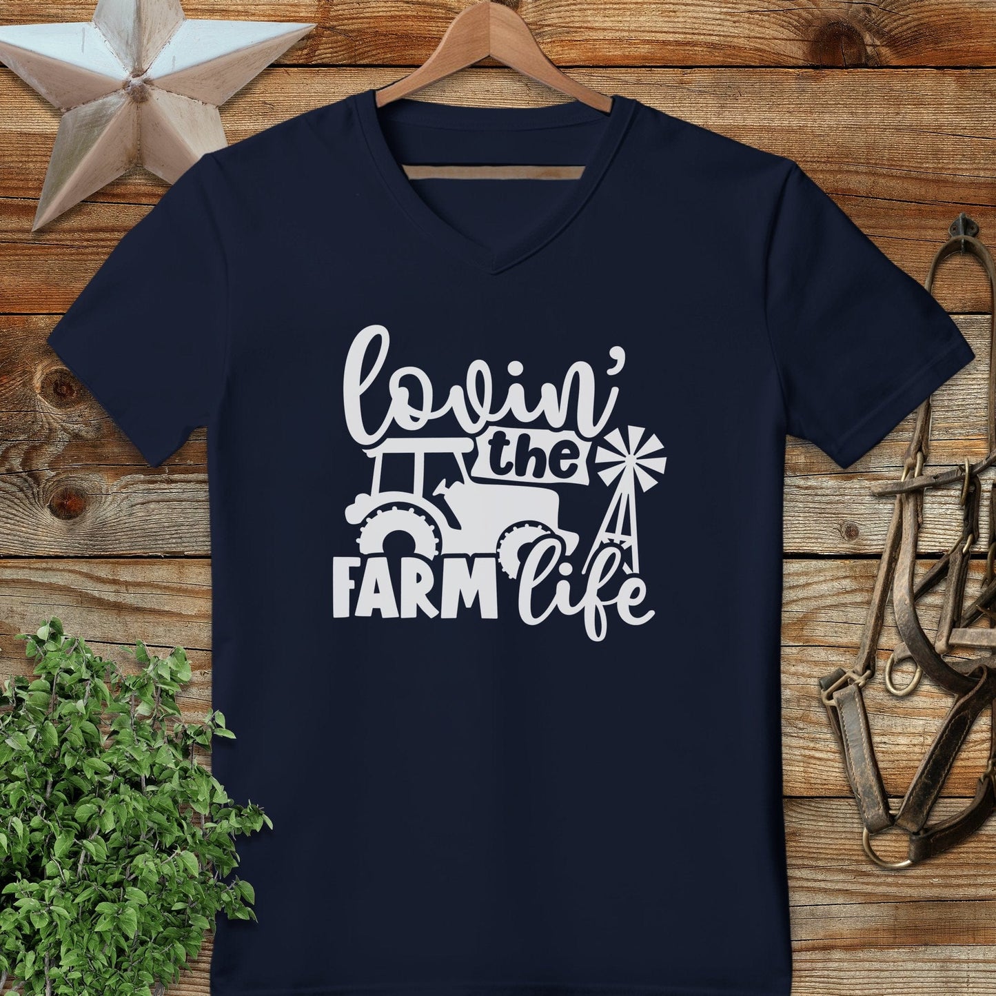 Lovin Farm Life V-neck