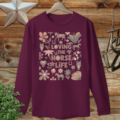 Loving the Horse Life Long Sleeve Tee