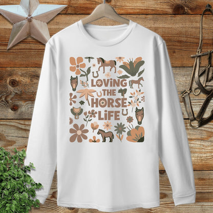 Loving the Horse Life Long Sleeve Tee