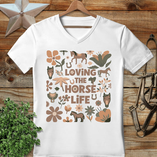 Loving the Horse Life V-neck