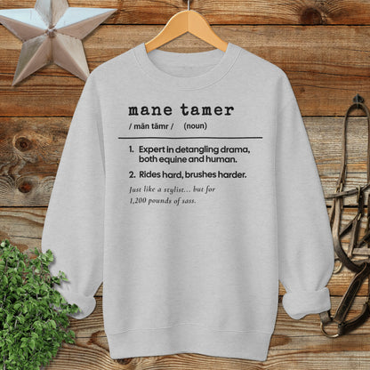 Mane Tamer Definition Sweatshirt