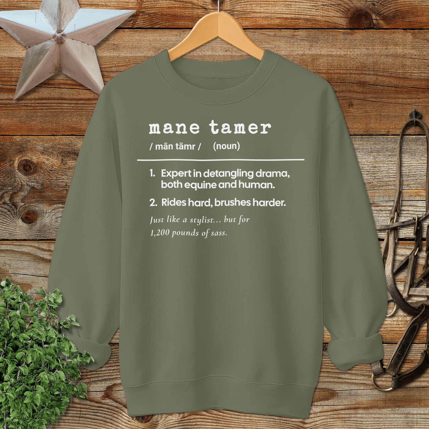 Mane Tamer Definition Sweatshirt