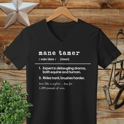 Mane Tamer Definition V-neck