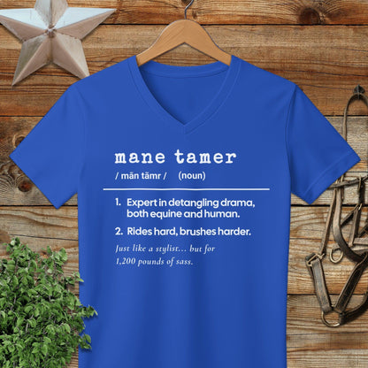 Mane Tamer Definition V-neck