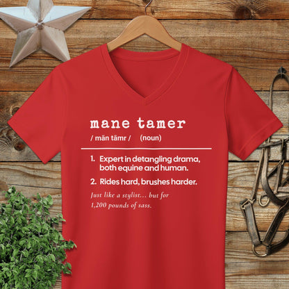 Mane Tamer Definition V-neck