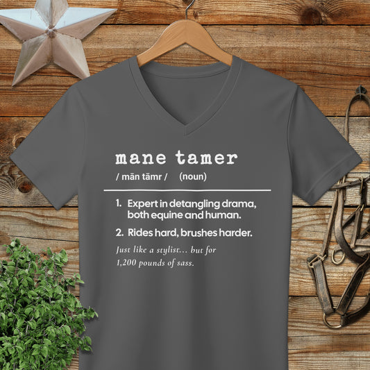 Mane Tamer Definition V-neck