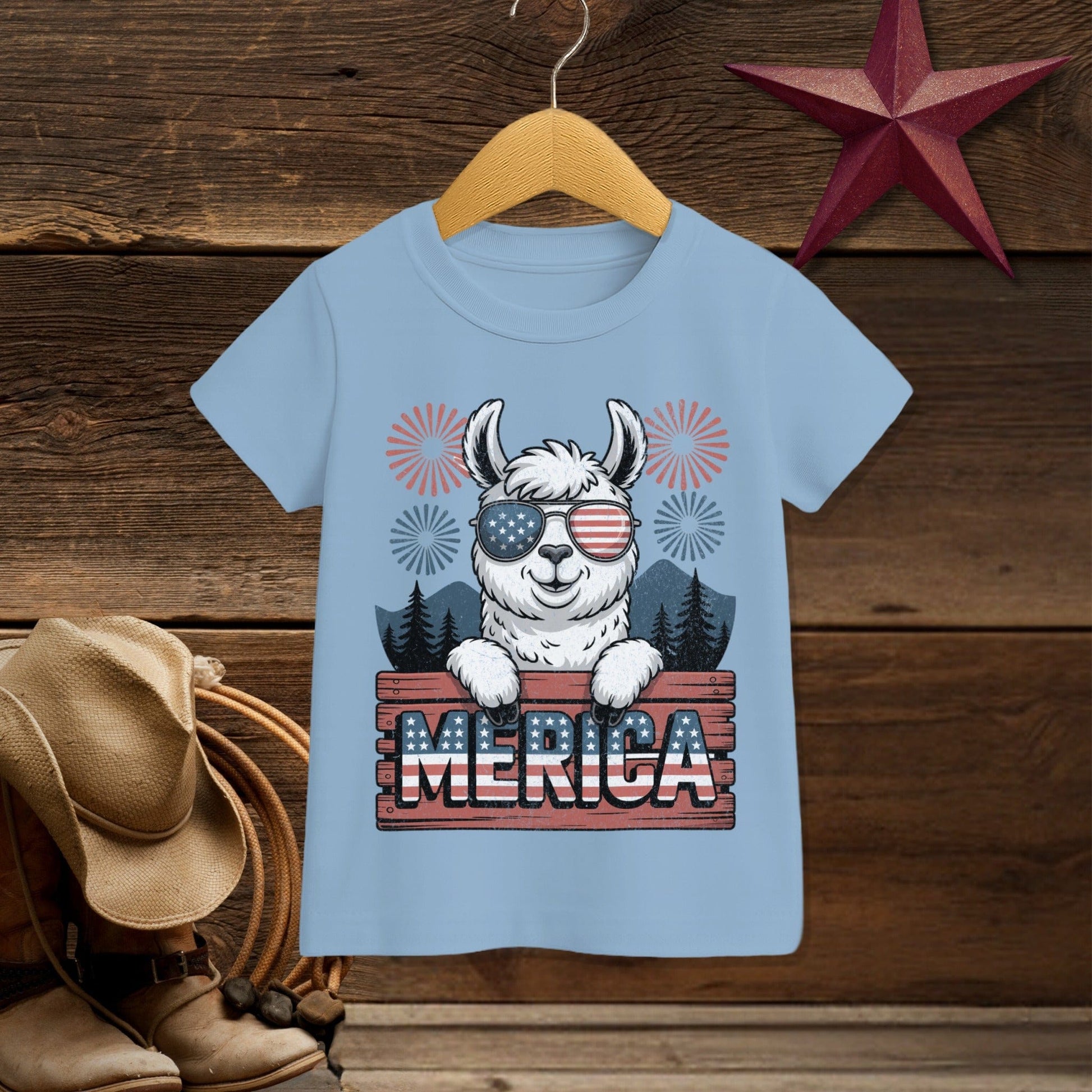 Merica Alpaca T-Shirt (Toddler)