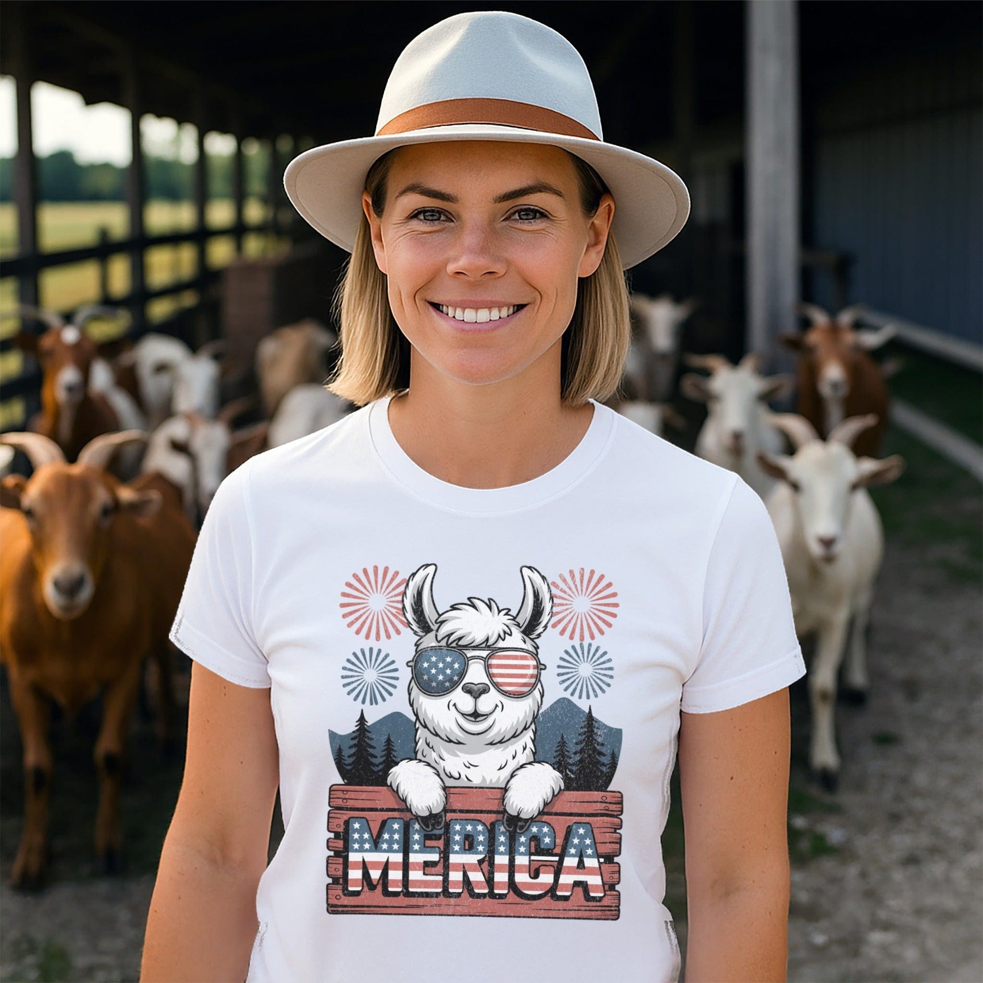 Merica Alpaca T-shirt