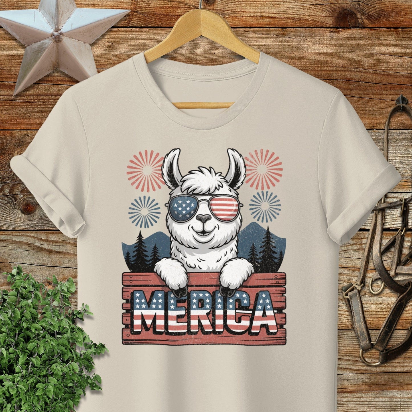 Merica Alpaca T-shirt
