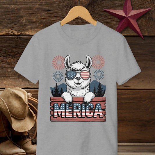 Merica Alpaca T-shirt (Youth)