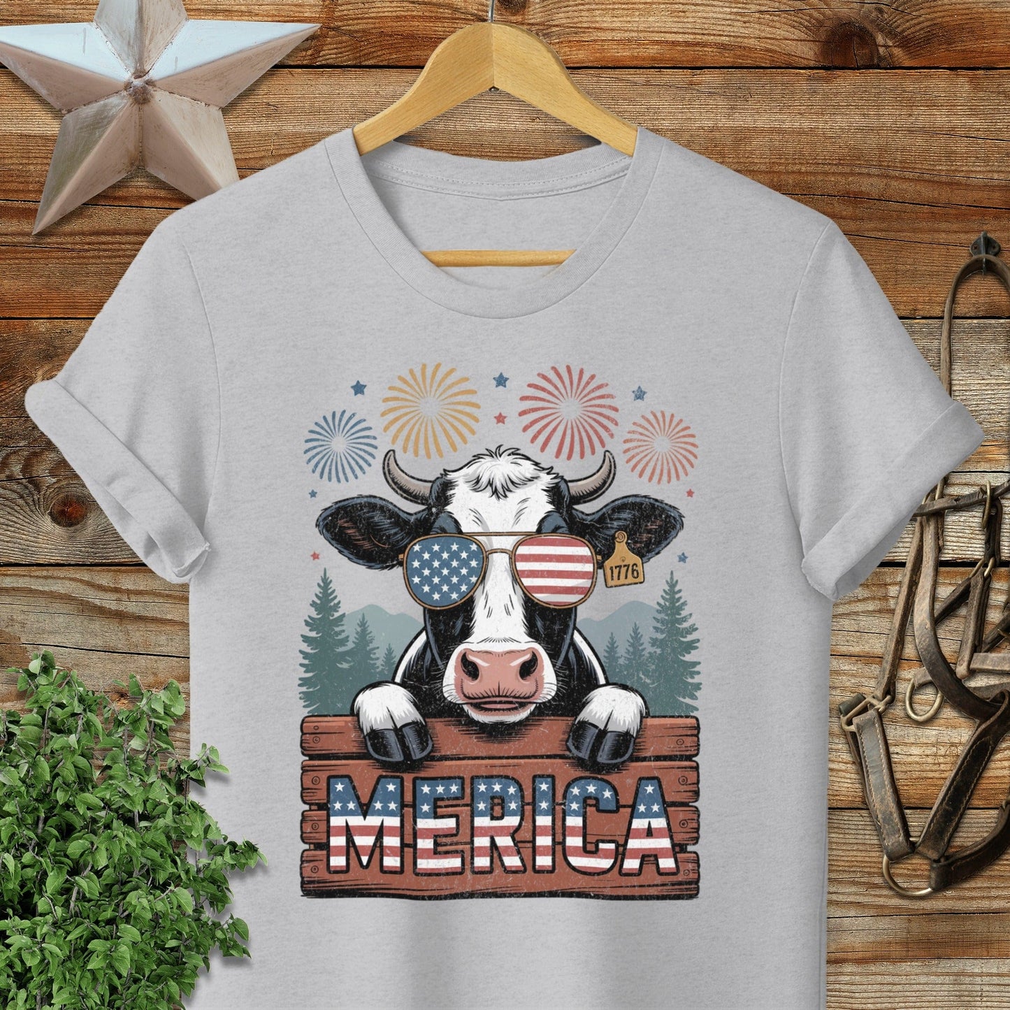 Merica Cow T-shirt