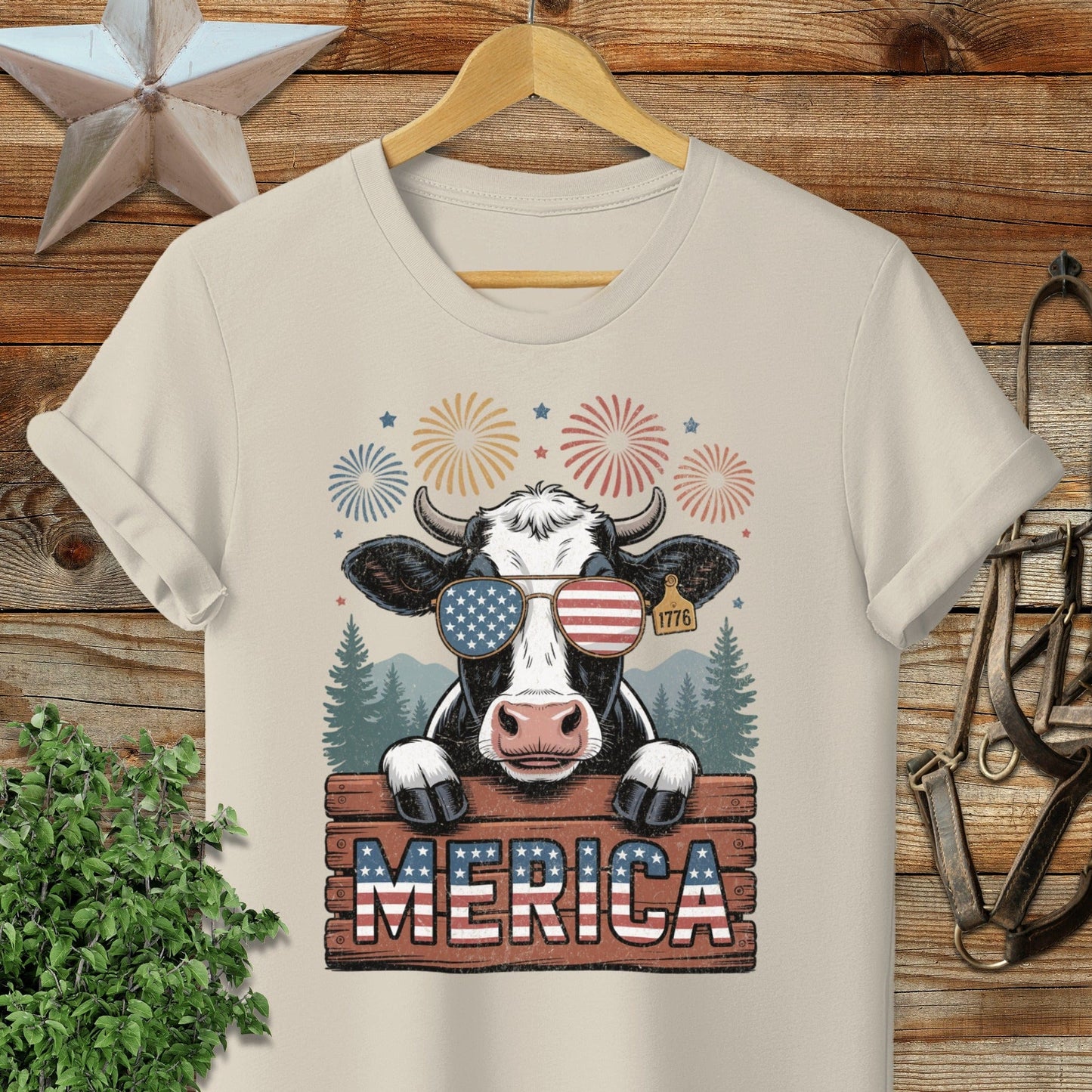 Merica Cow T-shirt