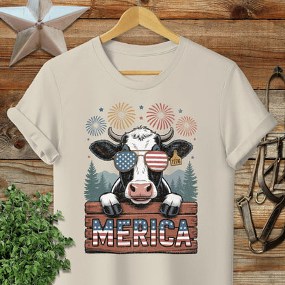 Merica Cow T-shirt