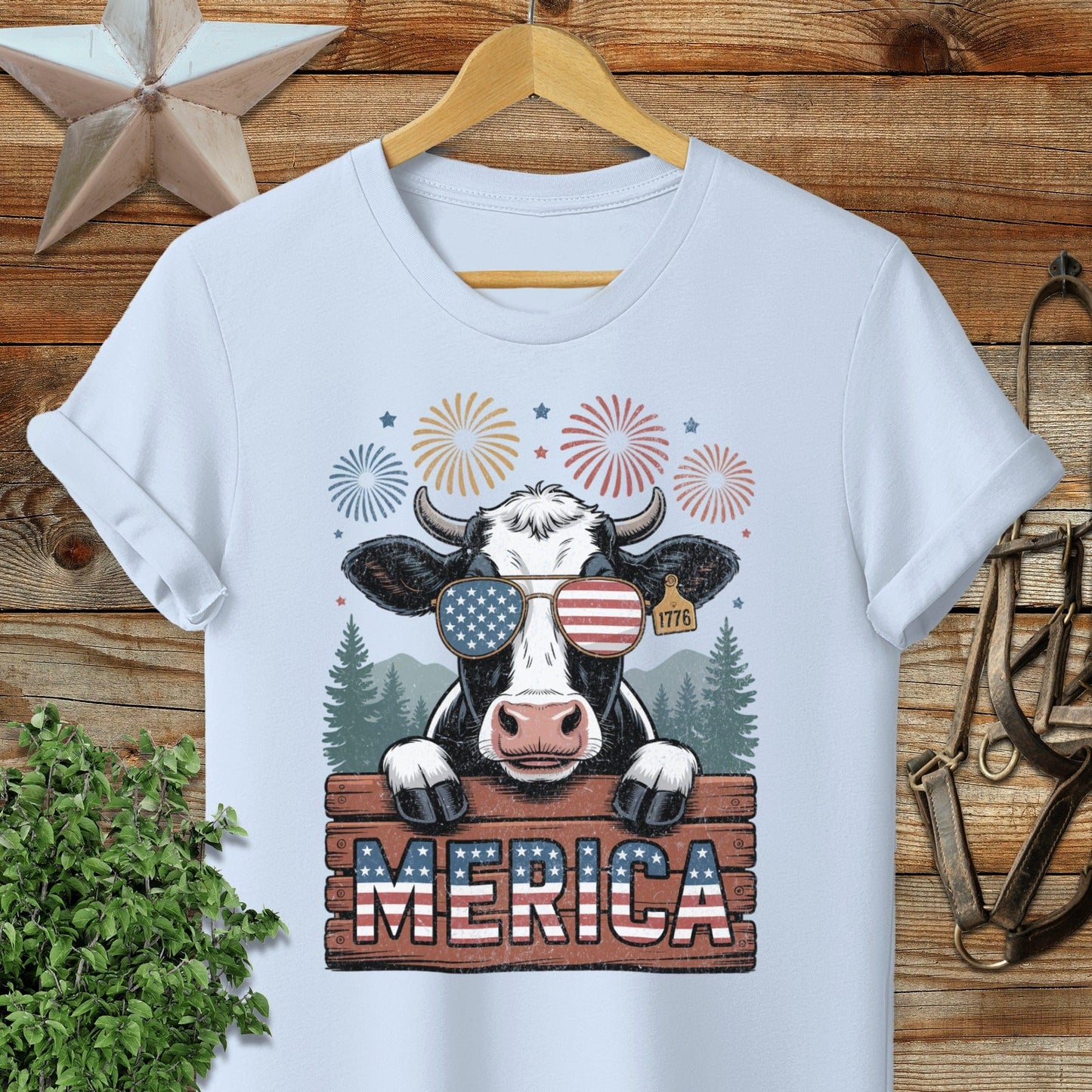 Merica Cow T-shirt